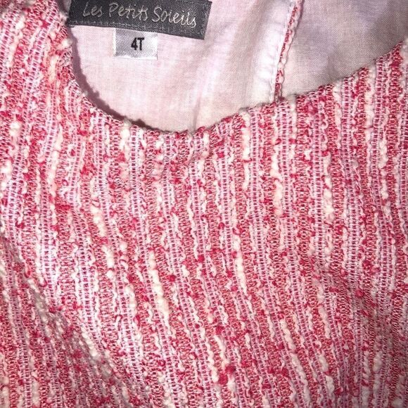 EUC Girls 4T Les Petits Soleils Short Sleeve Dress - Picture 2 of 6